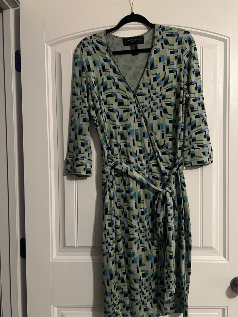 august silk  SILK  Wrap Dress Size 10